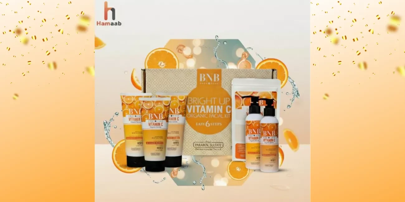 BNB Vitamin C Facial Kit – Brighten, Hydrate & Rejuvenate Your Skin Naturally