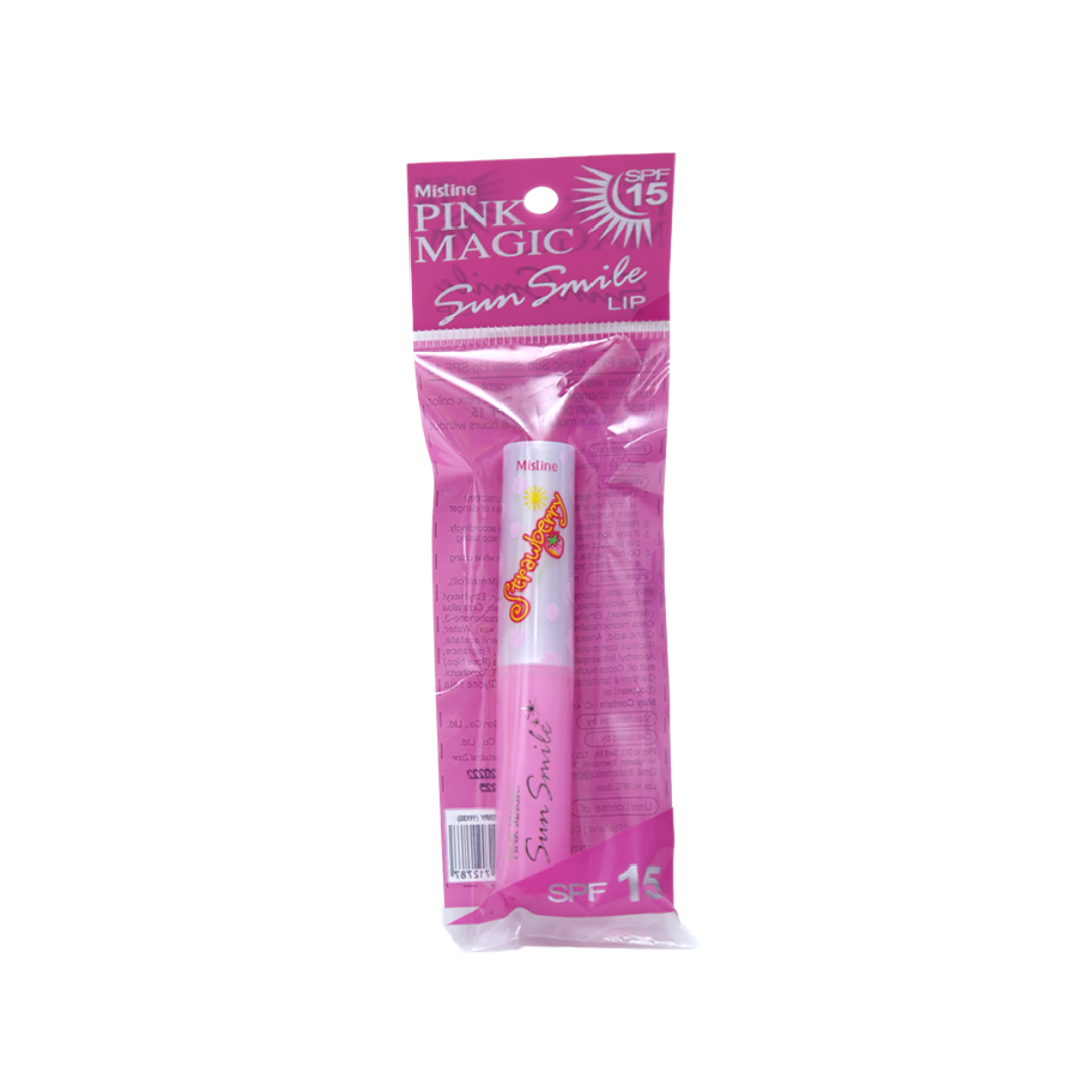 Mistine Lip Balm Pink Magic Sun Smile #Strawberry 1.7g