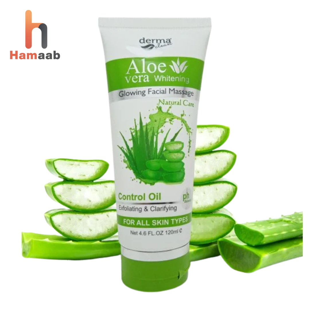 Derma Clean Aloe Vera Whitening Glowing Facial Massage