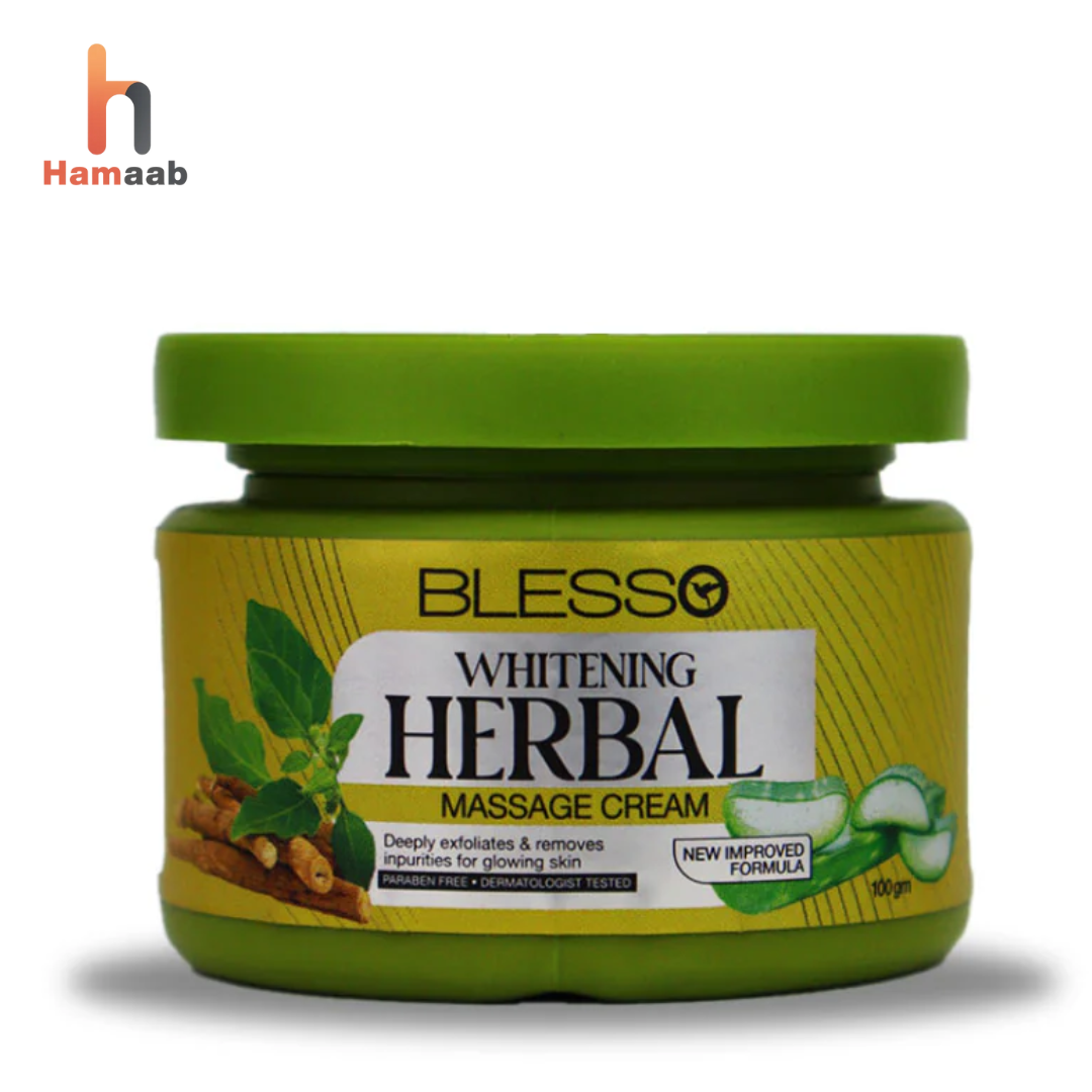 Blesso Whitening Massage Cream Herbal Spotless Skin 500ML