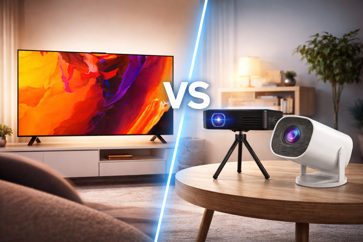 Mini Portable Smart Projectors vs 4K Smart TV: Which One Should You Choose?
