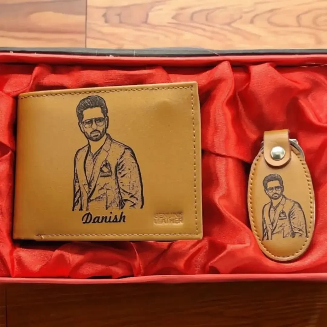 Purse KeyChain with Your Name & Pic