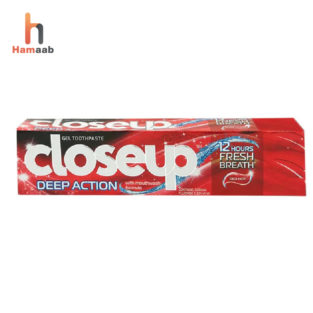 CLOSE UP TOOTH PASTE RED HOT DEEP ACTION 160 GM