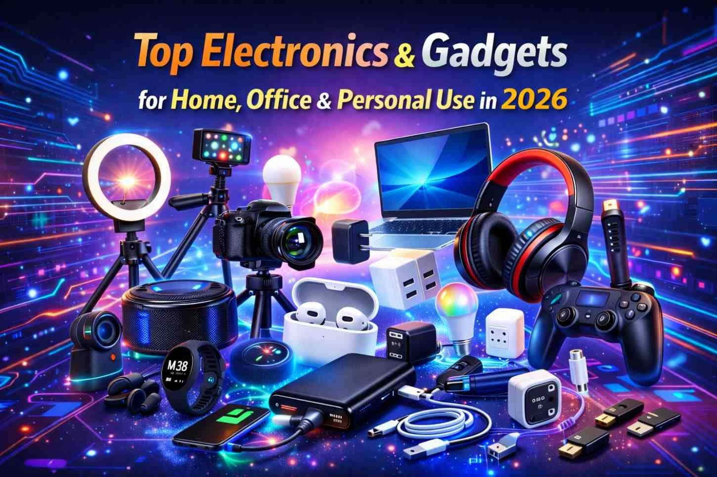 Best Electronics & Gadgets for Home, Office, and Personal Use in 2026