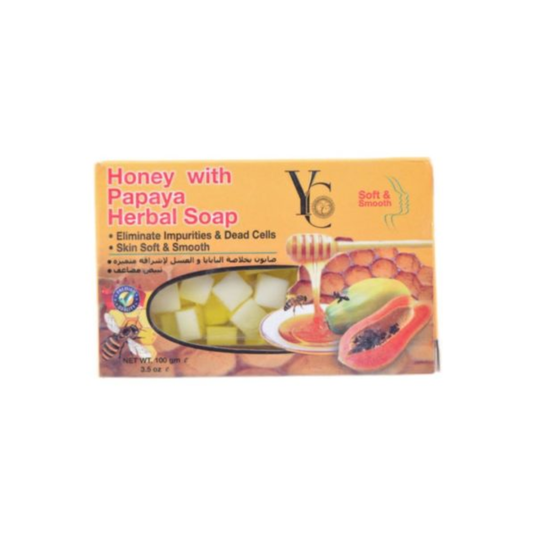 YC Thailand Honey With Papaya Herbal Soap – 100Gm
