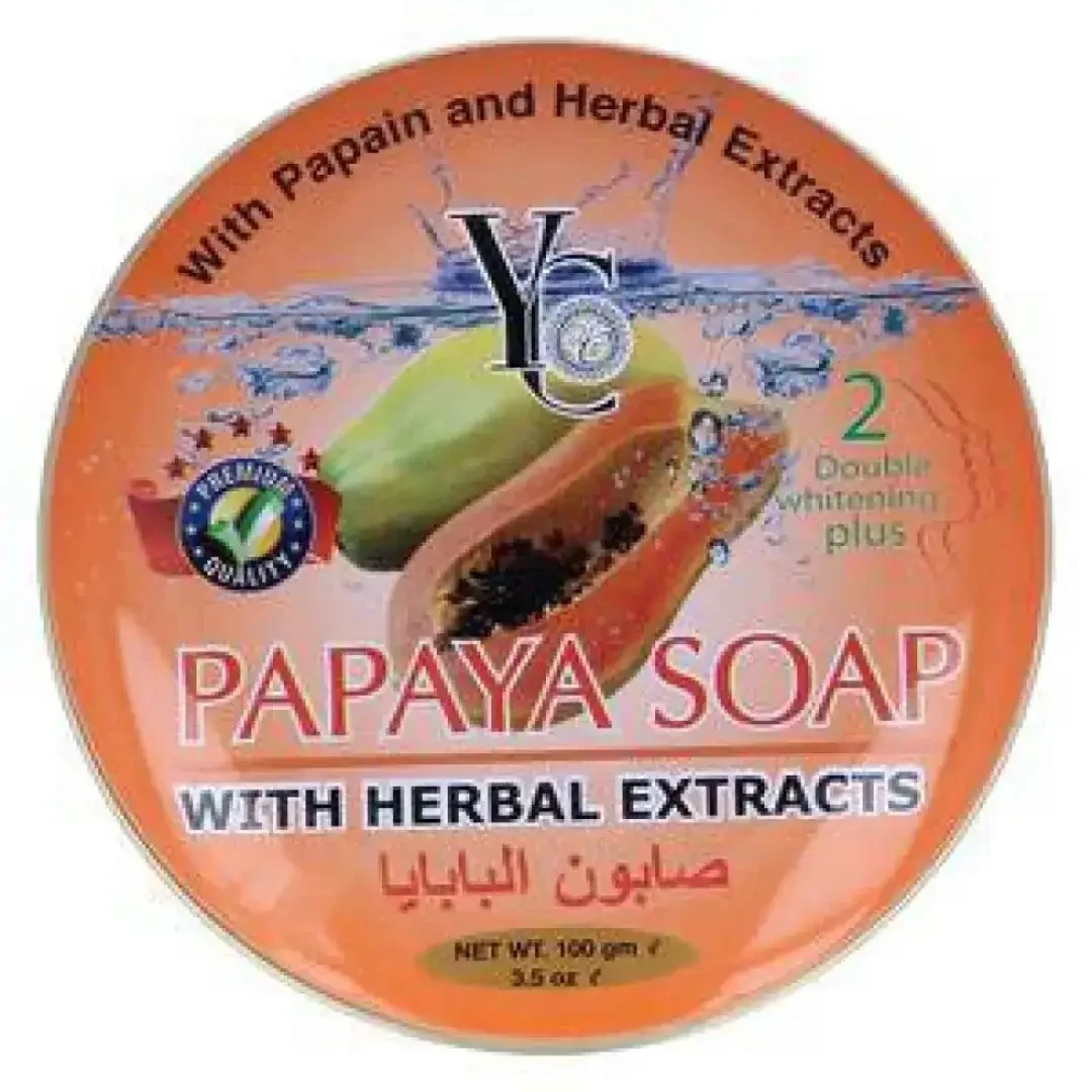 YC264 Papaya Soap 100g – Metal Box