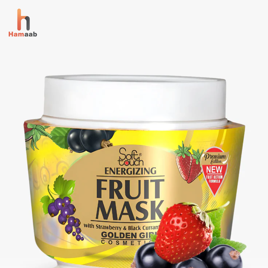 Golden Girl Fruit Mask – Strawberry & Blackcurrant – 500ml