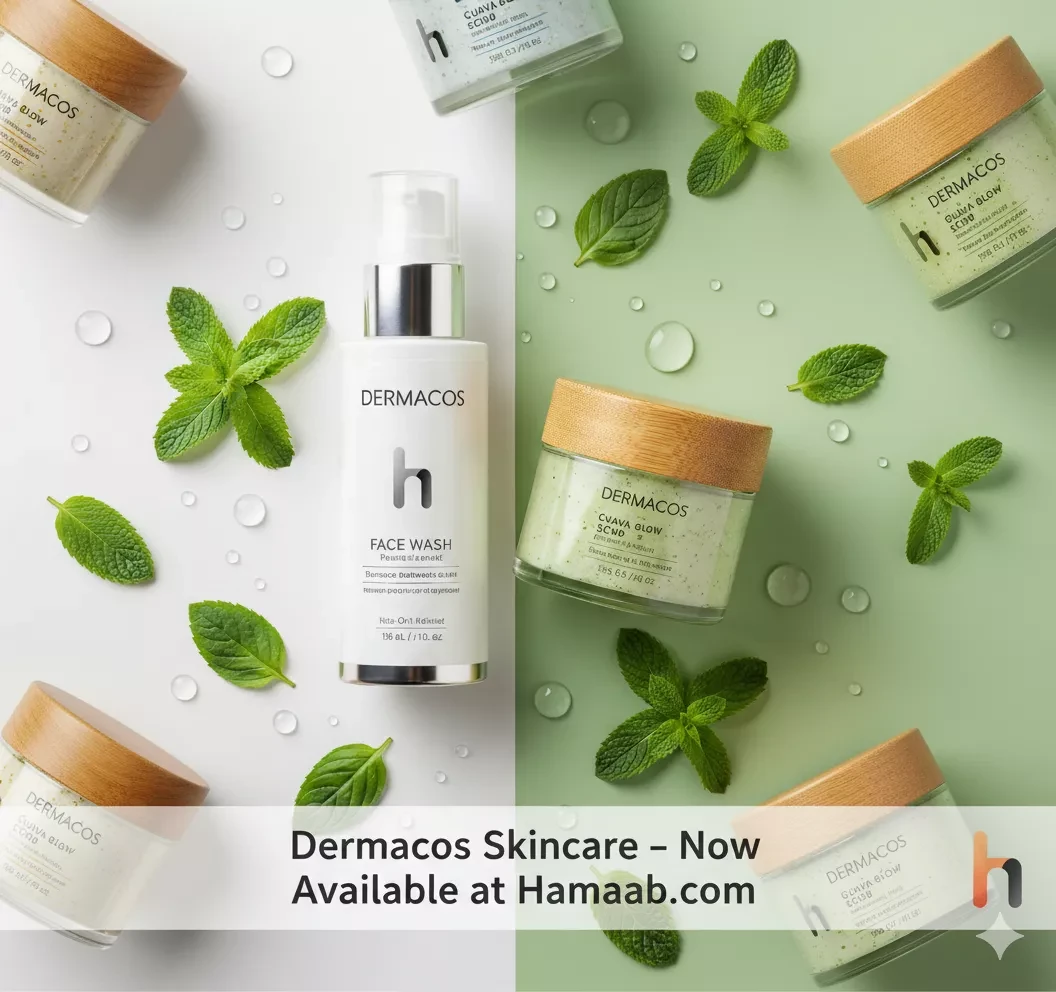 Dermacos Face Wash & Guava Glow Scrub in Pakistan – Natural Glow with Professional Skincare