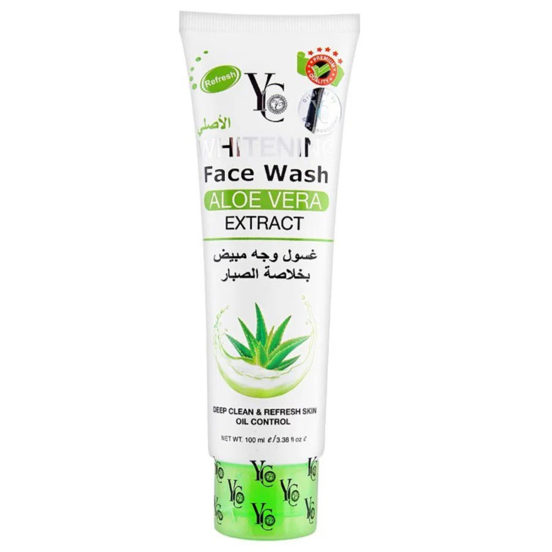 YC Whitening Face Wash Aloe Vera Extract – 100ml
