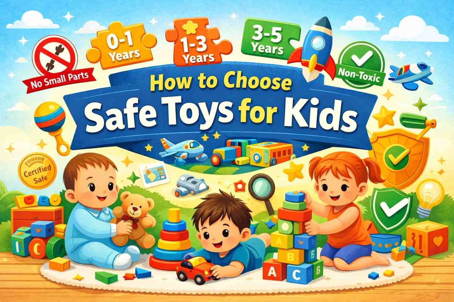 How to Choose Safe Toys for Kids (Age-Wise Guide)?