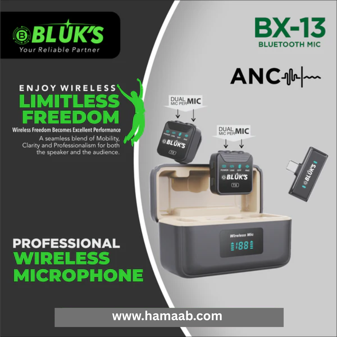 BX-13 Double Mic ANC with IPhone & Type C Connector