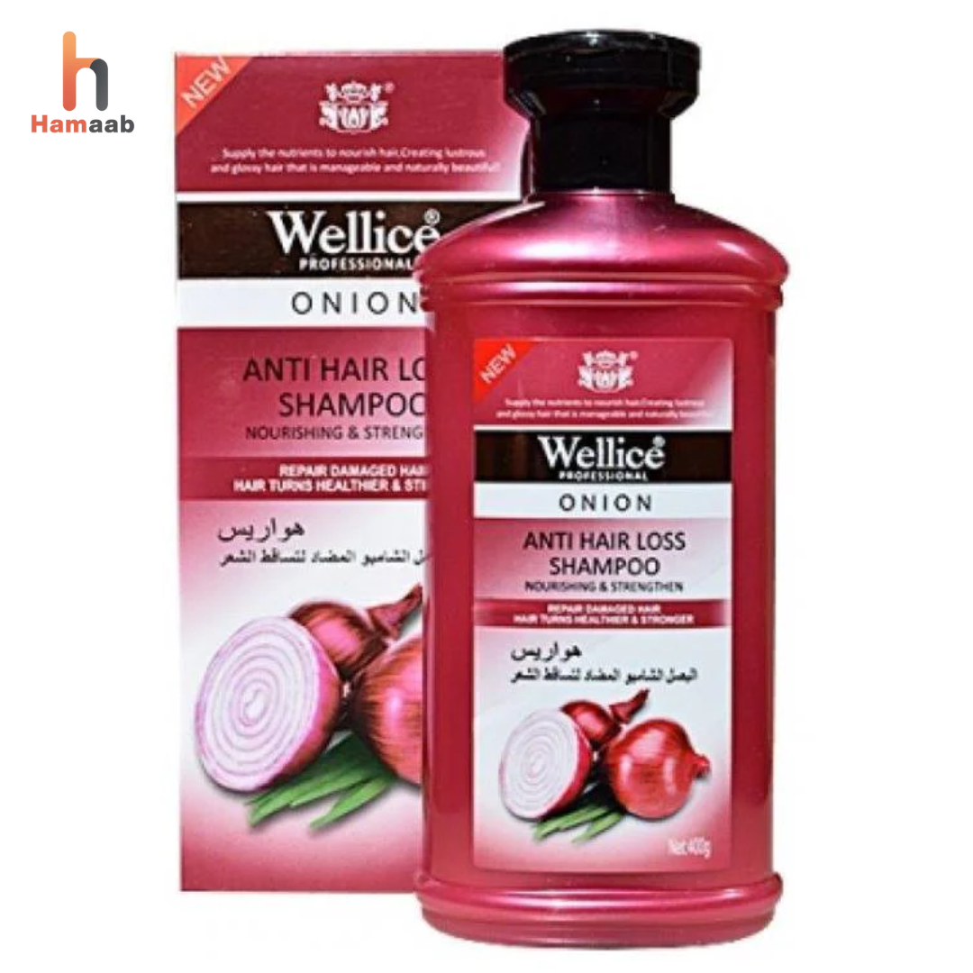 Wellice Onion Anti Hair Loss Shampoo 400ml