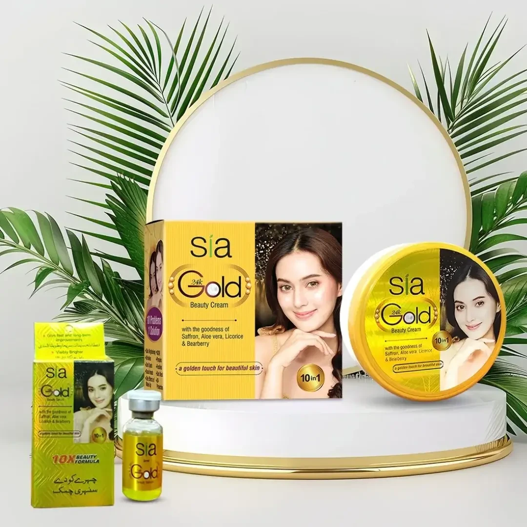 SIA Gold Beauty Cream – 24K Radiance & Whitening Formula