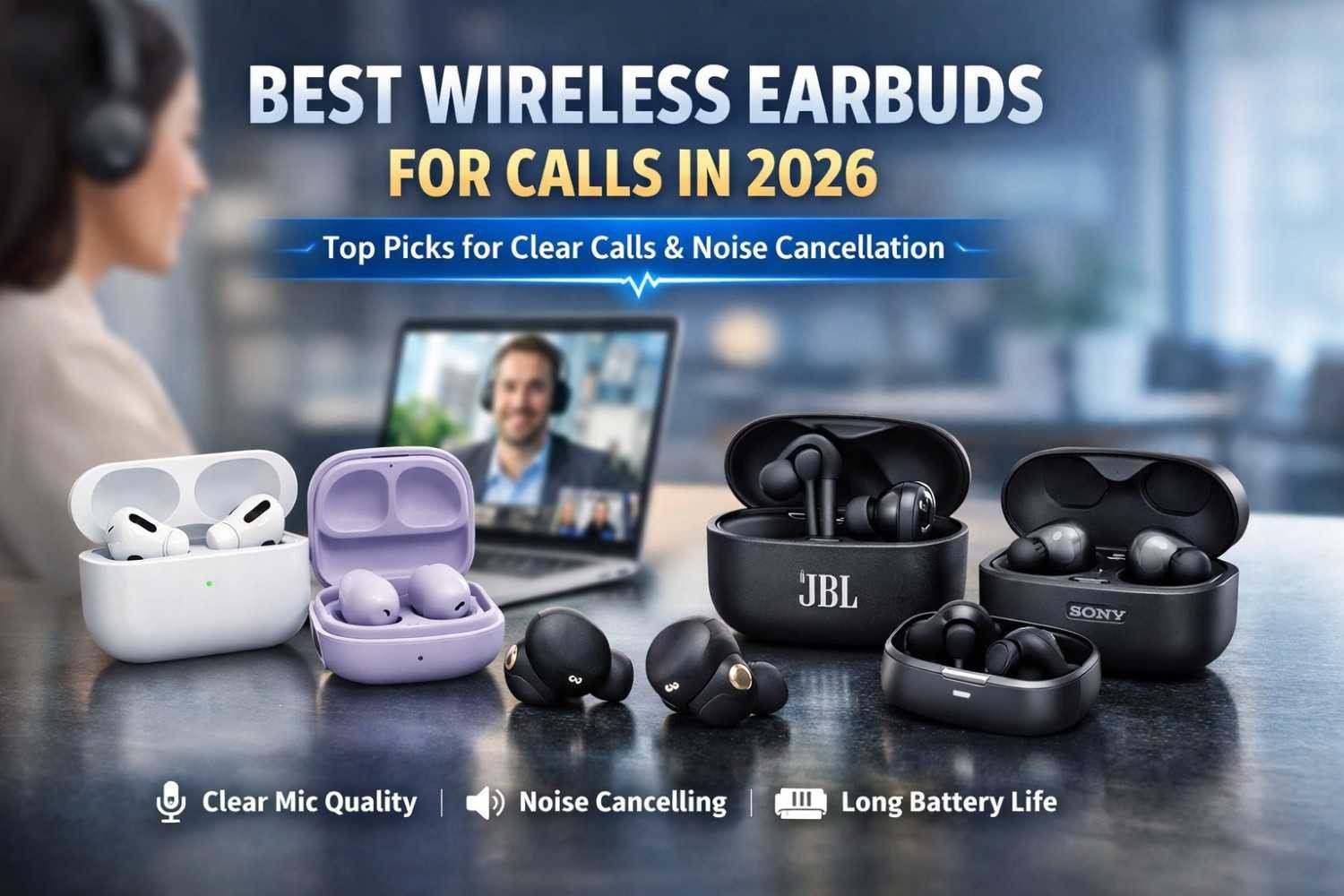 Best Wireless Earbuds for Crystal-Clear Calls in 2026 – Top Picks with Noise Cancellation & Powerful Microphones