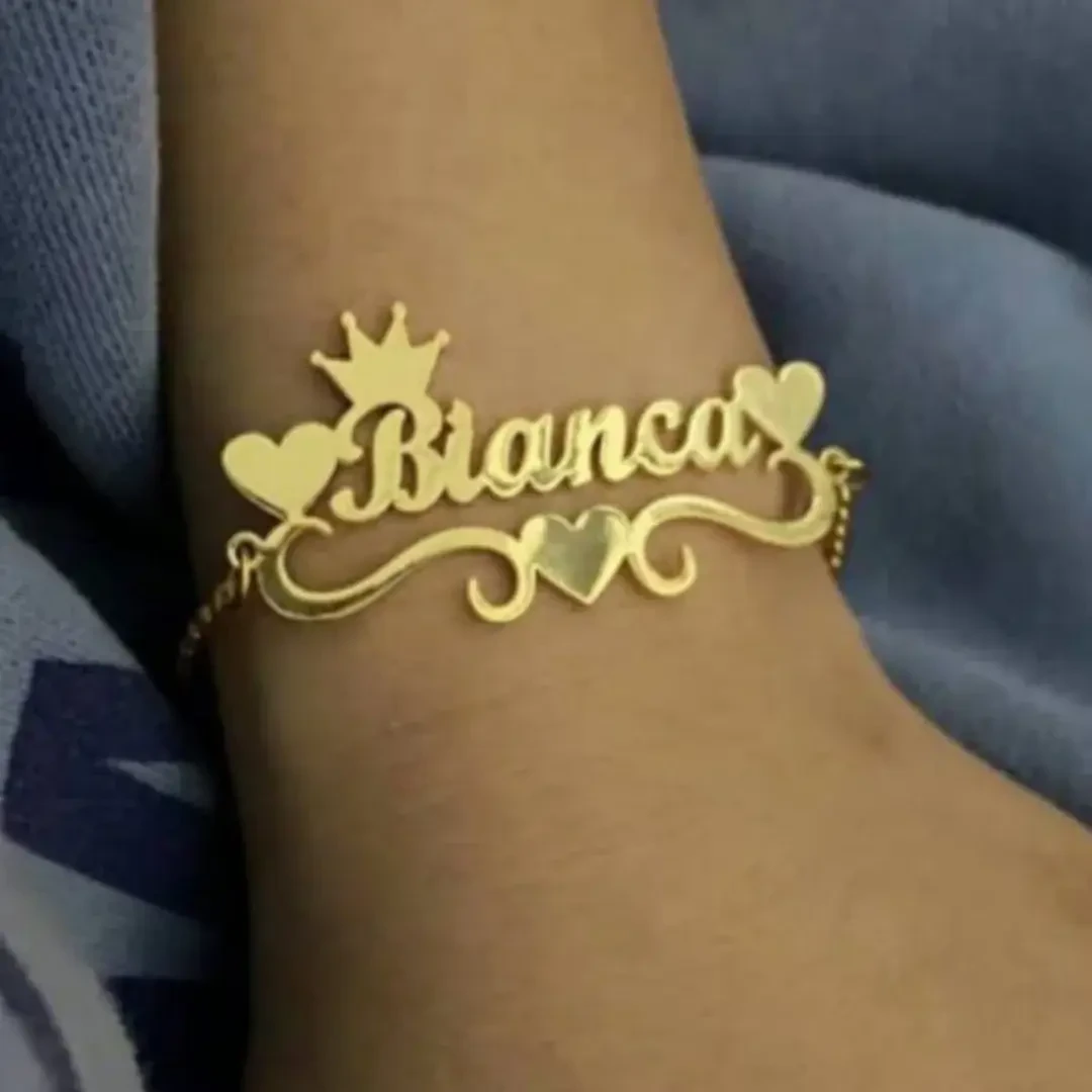 Customized Single Name Bracelet