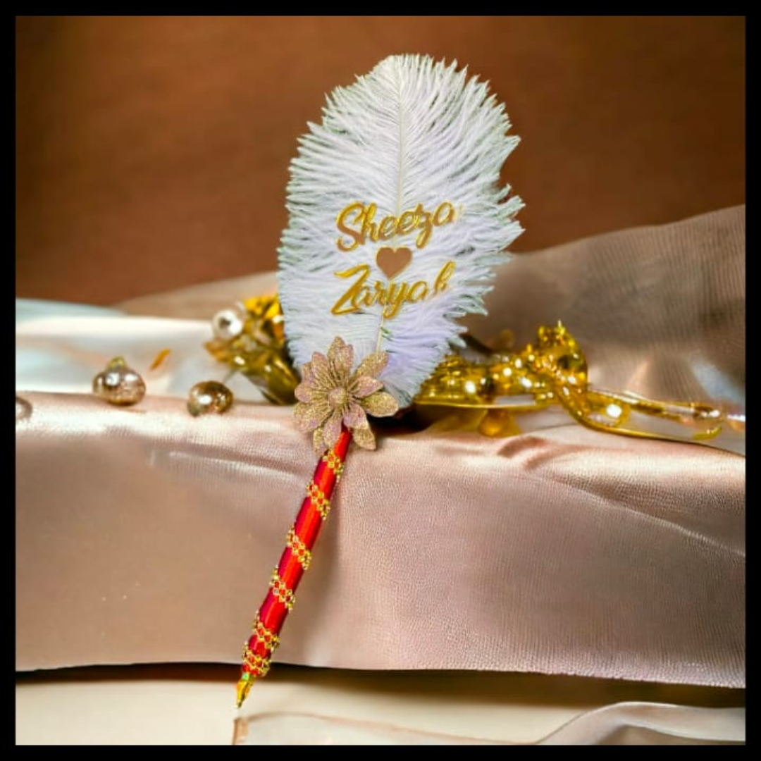 Elegant Nikah Pen – Premium Decorative Pen for Wedding Ceremonies