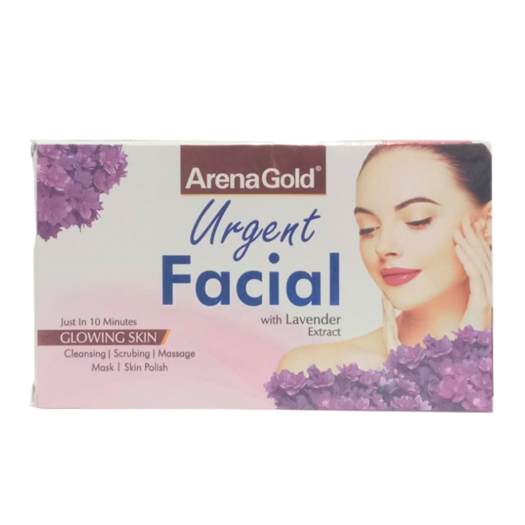Arena Gold Urgent Facial With Lavender Extract – 1 Pcs