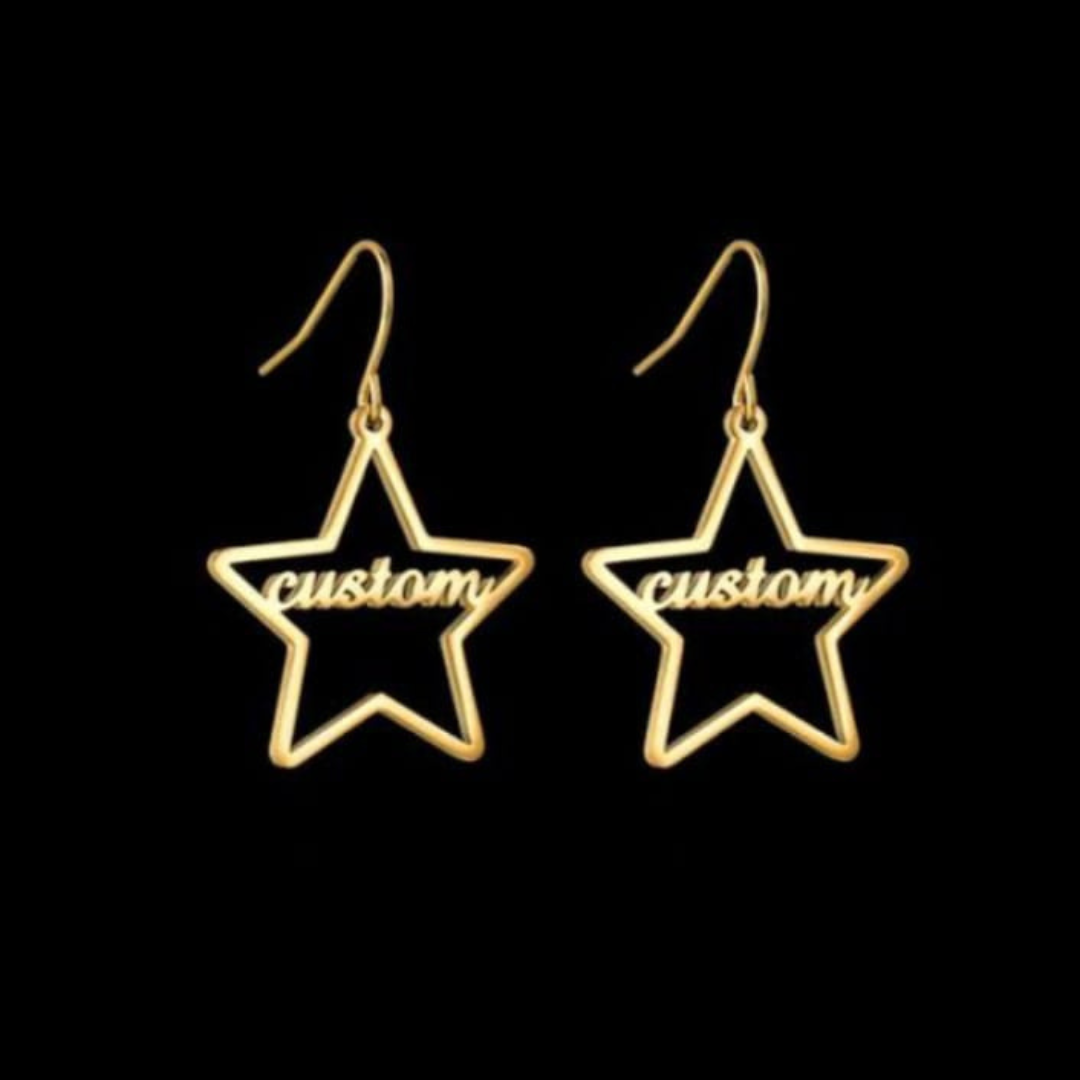 Customized Name Earrings