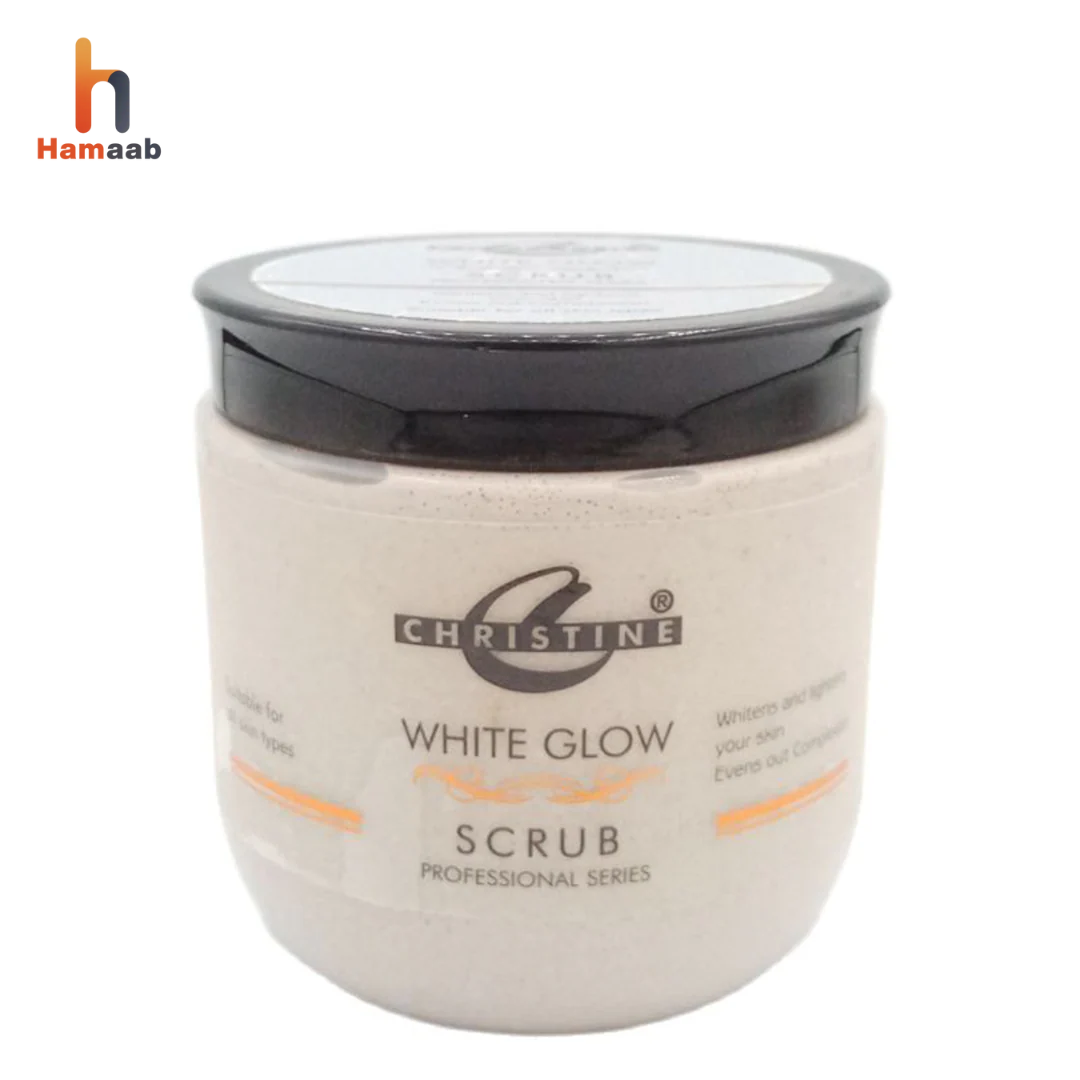 Christine White Glow Scrub Jar 475GM