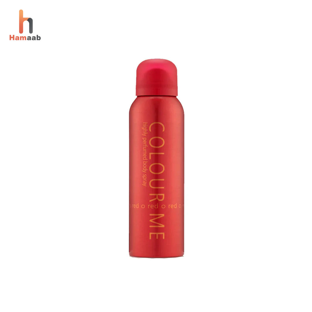 Colour Me Body Spray Red 150ml IMP