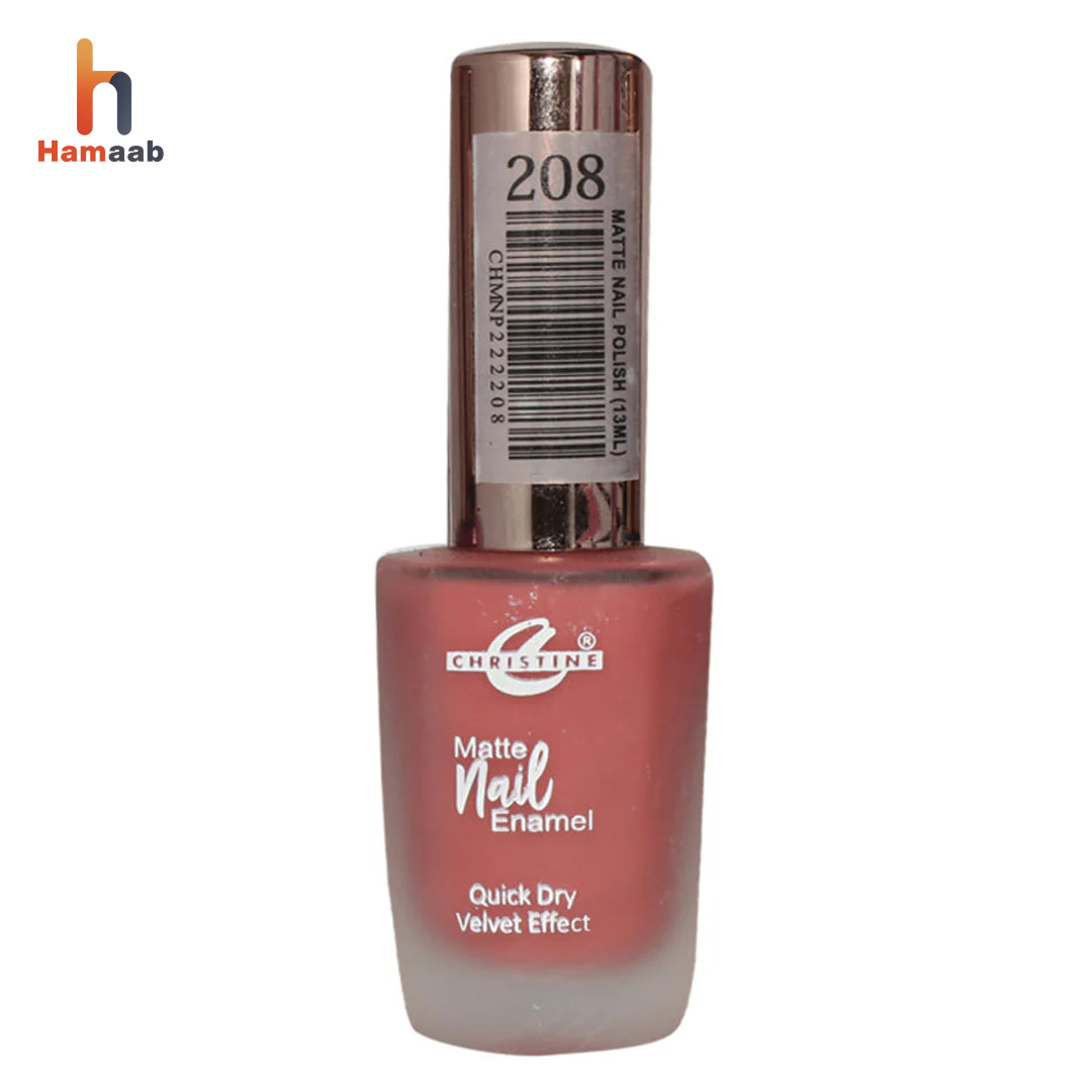 Christine Matte Nail Enamel Shade-208