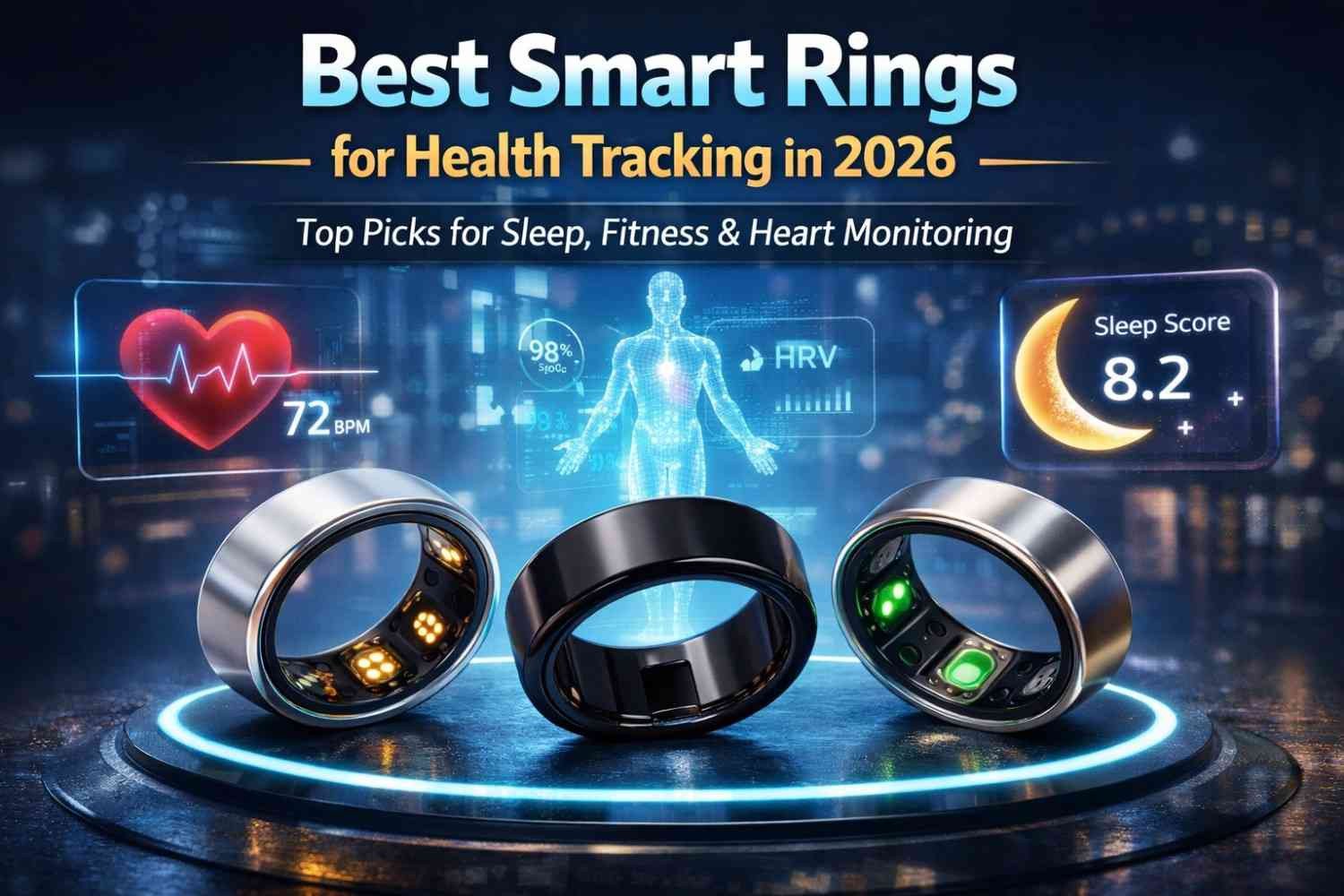 Best Smart Rings for Health Tracking in 2026 – Top Picks for Sleep, Fitness & Heart Monitoring