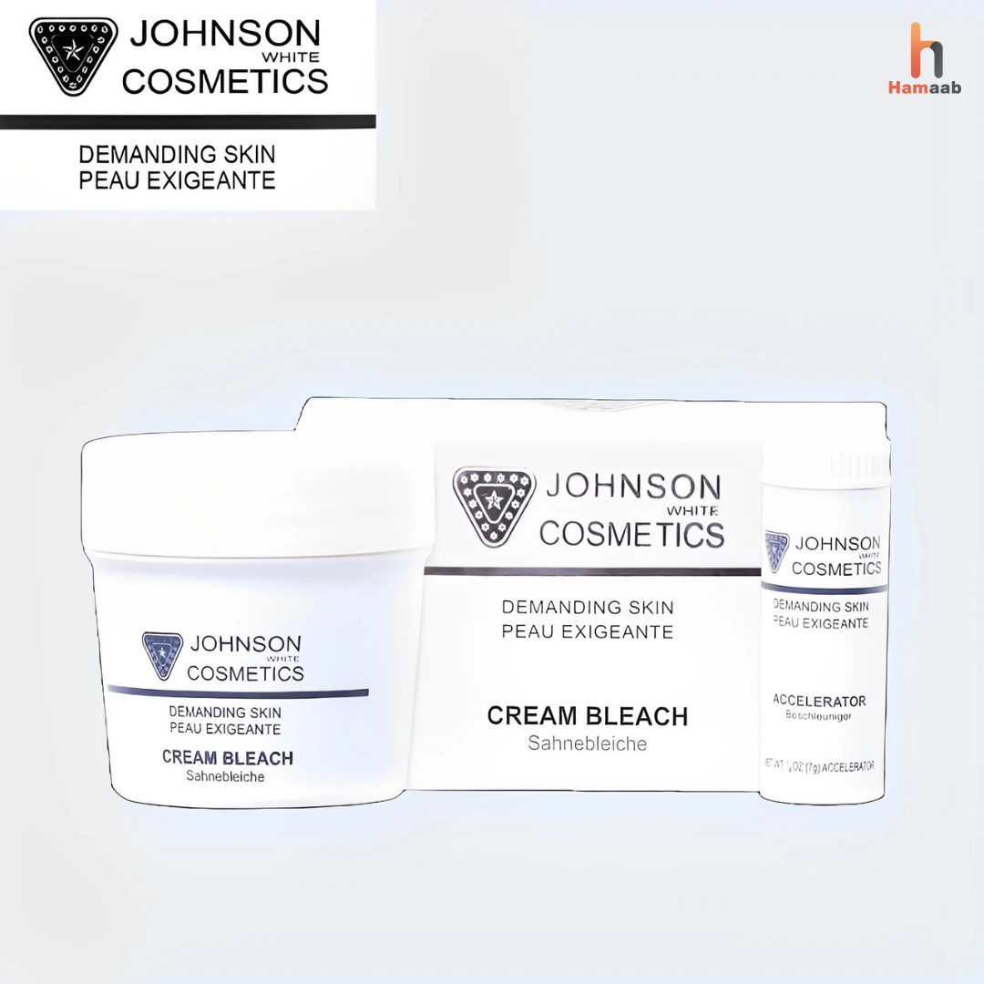 Johnson White Cosmetics Cream Bleach (80gm)