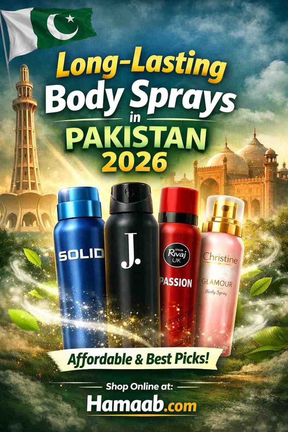 Best Long-Lasting Body Sprays in Pakistan (2026) – Affordable Picks Available Online