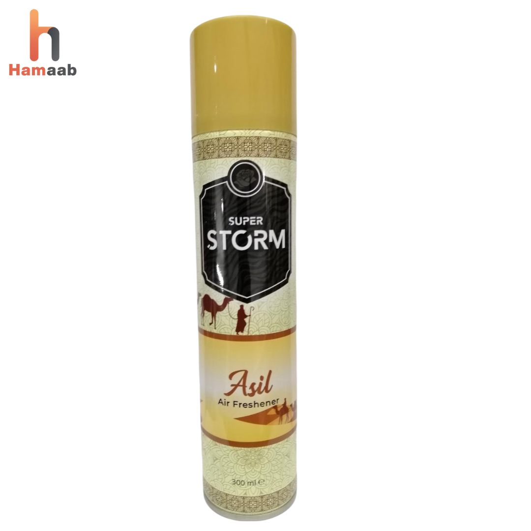 Super Storm Air Freshener 300ml – Long Lasting Fragrance Spray | Hamaab