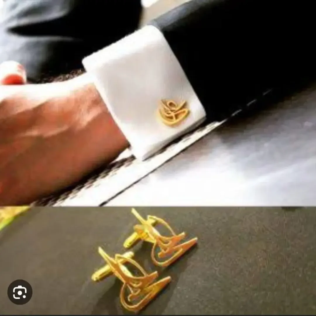 Urdu Customized Name Cufflinks