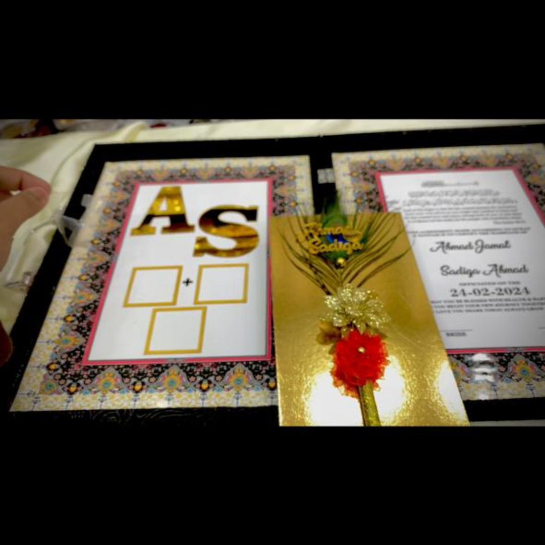 Nikah Certificate – Islamic Marriage Contract Document