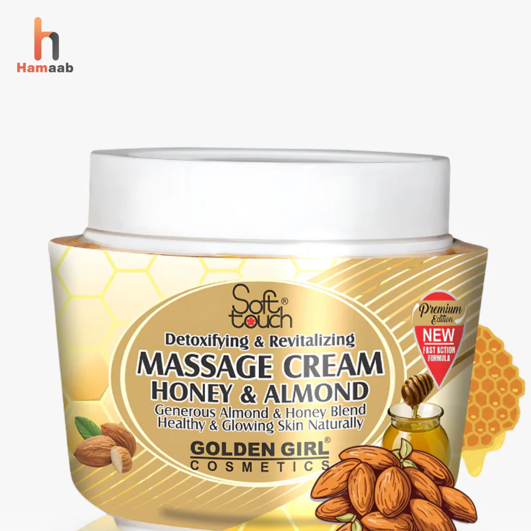 Golden Girl Massage Cream (Honey & Almond) 500ml