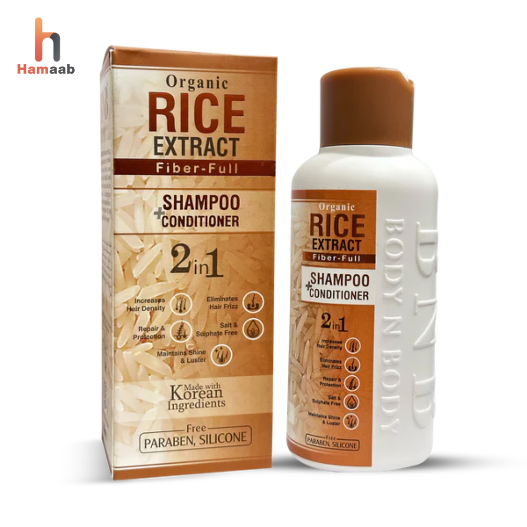 BNB Organic Rice Extract Shampoo + Conditioner