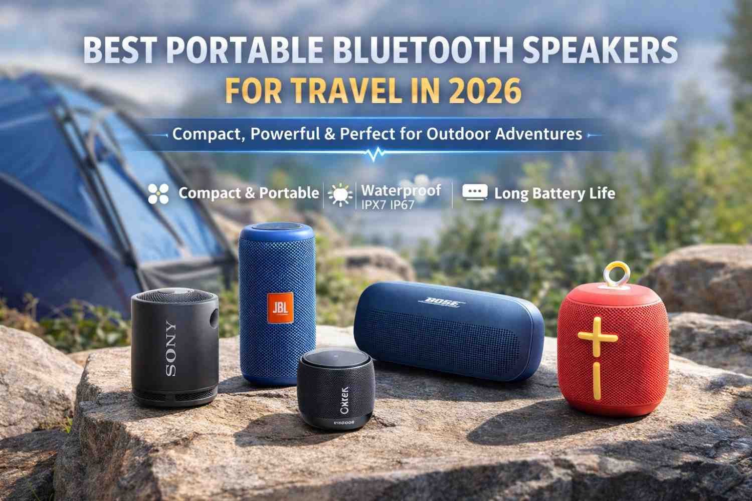 Best Portable Bluetooth Speakers for Travel in 2026 – Compact, Powerful & Perfect for Outdoor Adventures