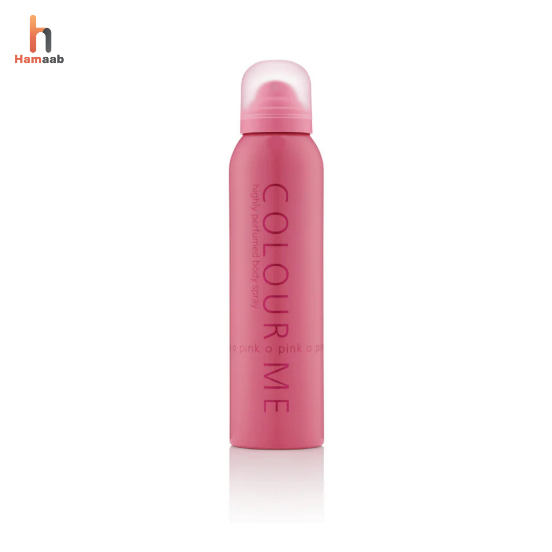 Colour Me Highly Perfumed Body Spray 150ml Pink