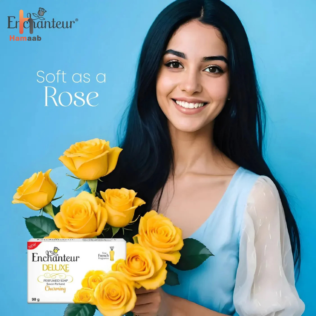 Enchanteur Soap 90g – Gentle Cleansing with Luxurious Fragrance | Hamaab