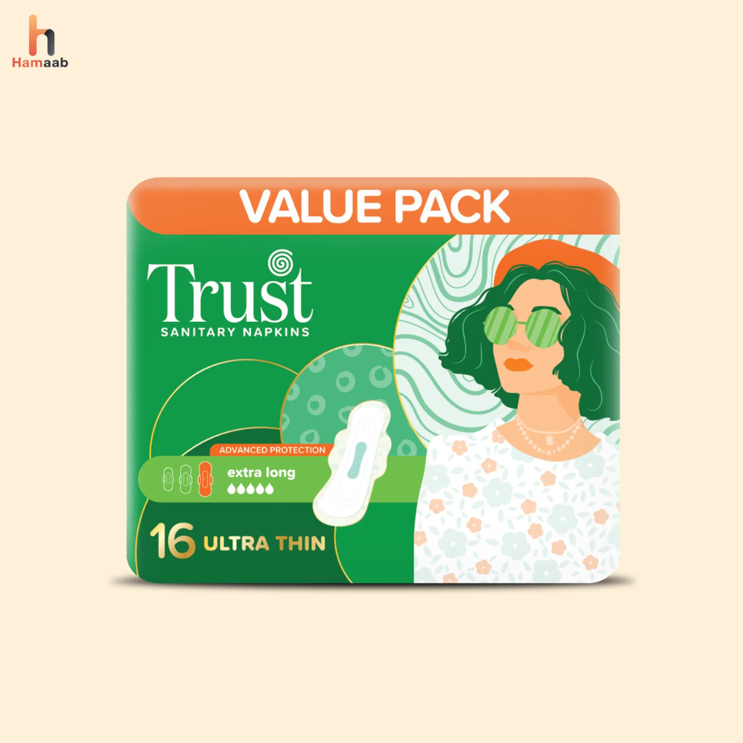 Breathable Ultra Thin Dry Mesh Extra Long Value Pack 16 Pcs